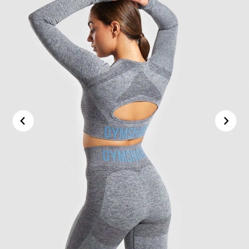 Gymshark flex sport long sleeve crop top
